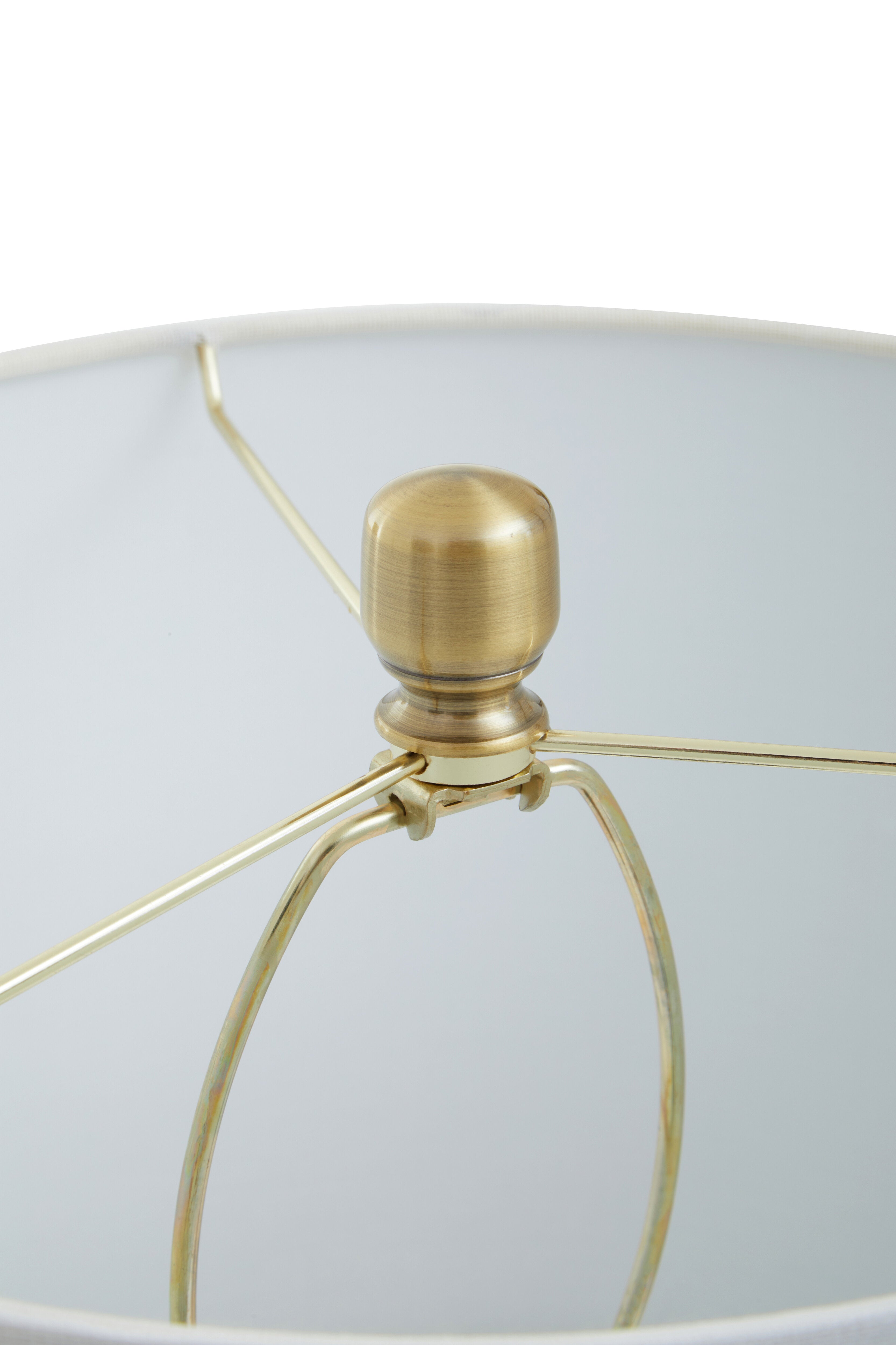 Tabor Black Marble Table Lamp